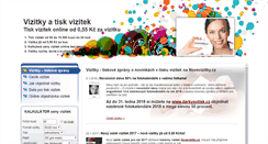 Desktop Screenshot of novevizitky.cz